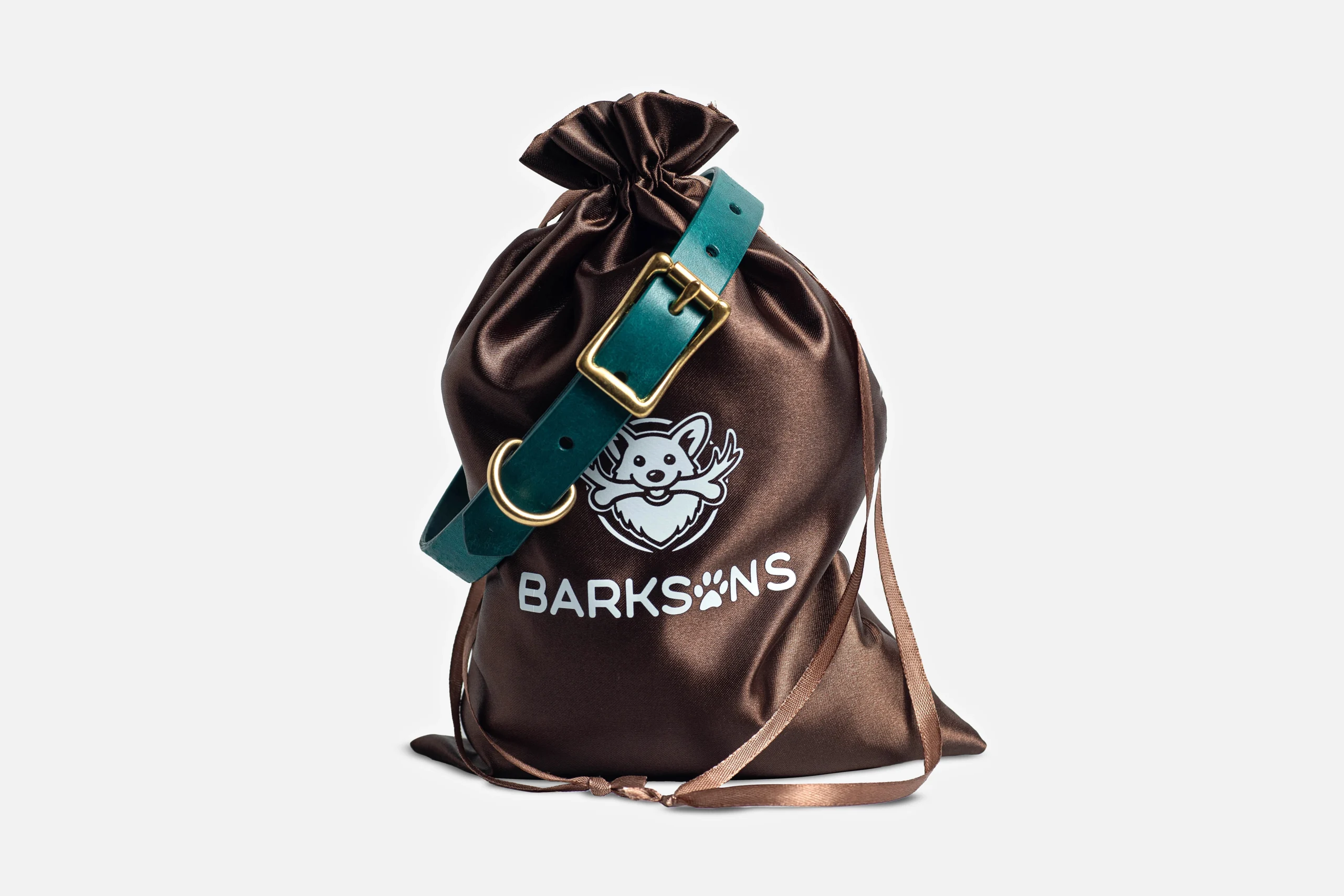 Шкіряний нашийник Turkey Blue