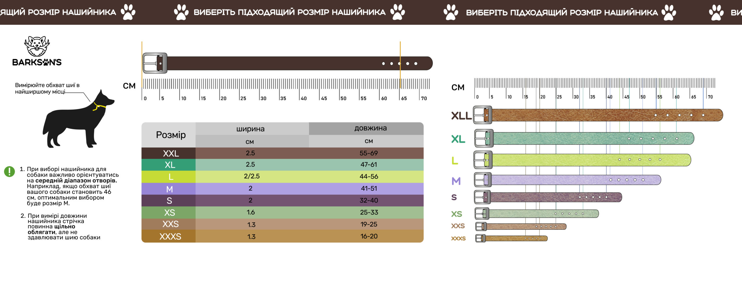 Шкіряний нашийник Turkey Blue - Зображення 5