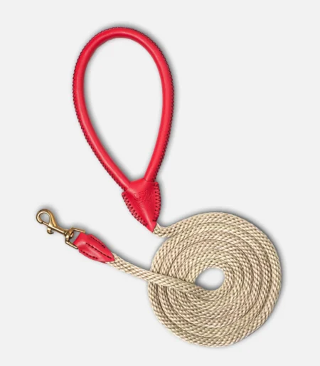 Шкіряний  повідець “Classic” red