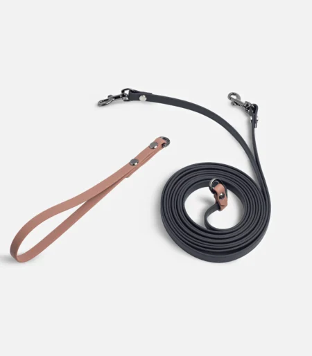 ПВХ повідець перестібка "Hands free" 3-в-1 black