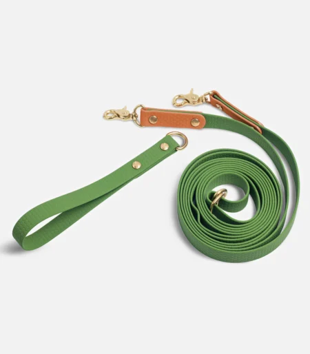 ПВХ повідець перестібка "Hands free" 3-в-1 dark-olive