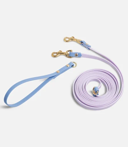 ПВХ повідець перестібка "Hands free" 3-в-1 lilac