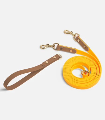 ПВХ повідець перестібка "Hands free" 3-в-1 orange