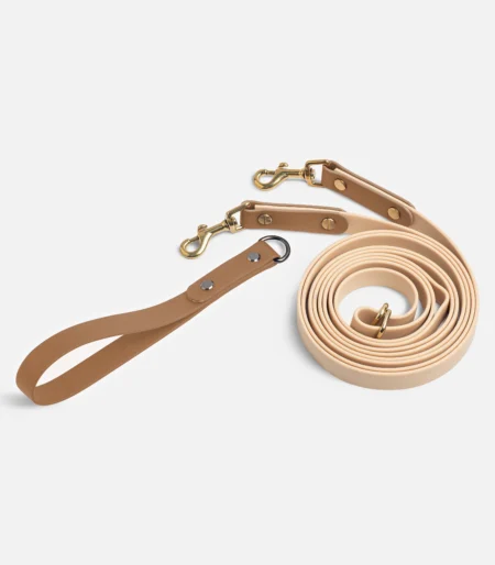 ПВХ повідець перестібка "Hands free" 3-в-1 sandy